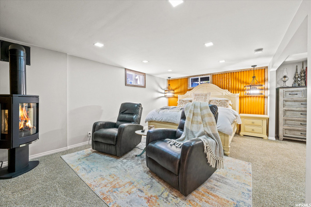 Current main bedroom in basement