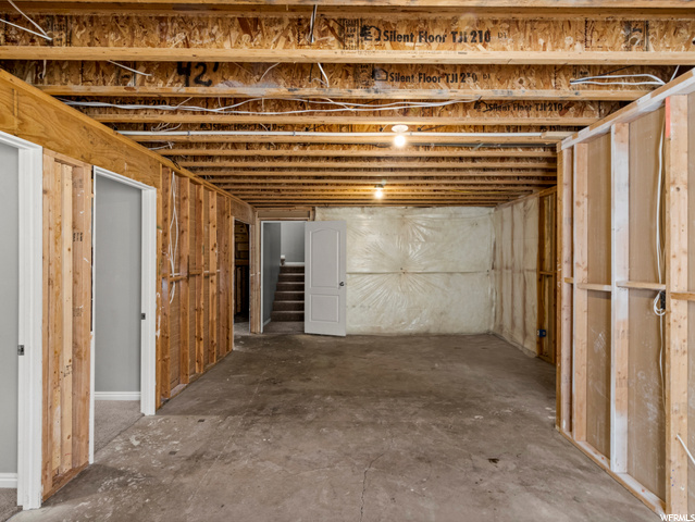Unfinished flex space