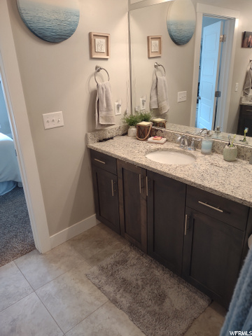 1st sink in master bath