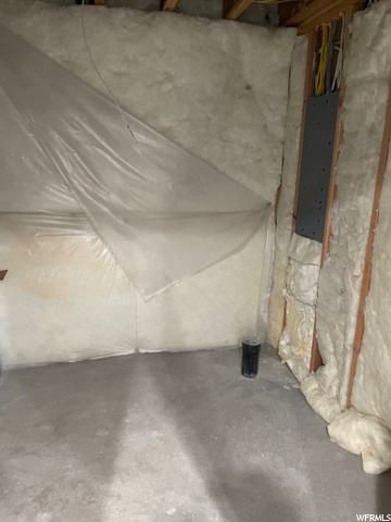 plumbed for a bathroom in basement