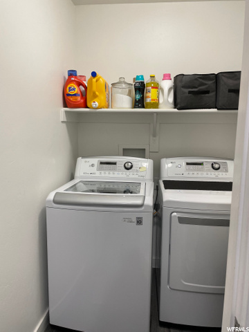 laundry uptairs