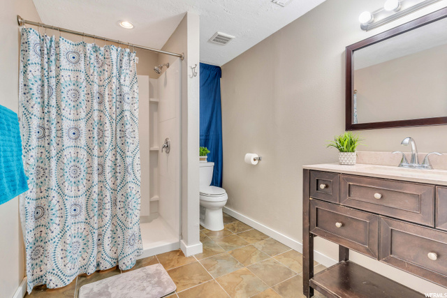 Basement bathroom