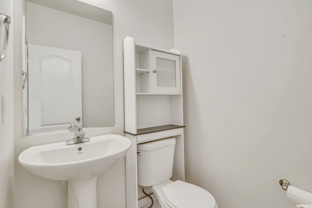 Main level half bath