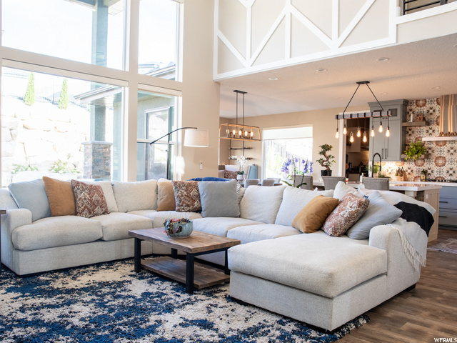 Family Room with tons of natural light