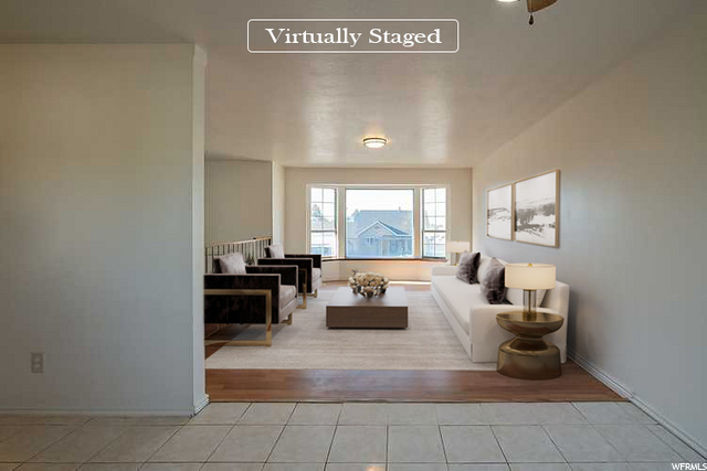 Virtually staged