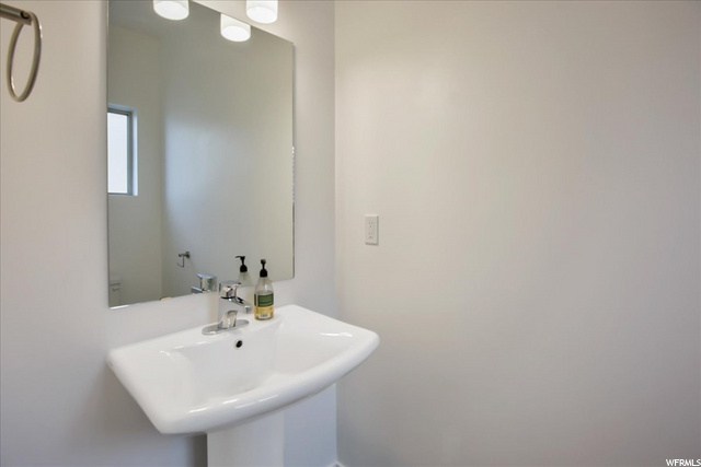 1/2 Bath on 2nd Floor