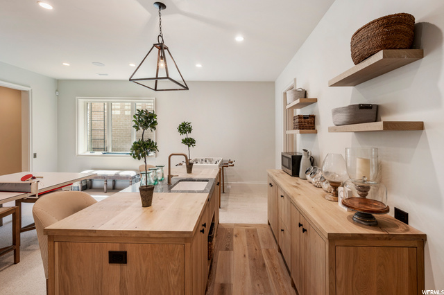 Basement kitchenette