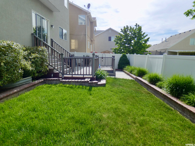 Back Yard with deck