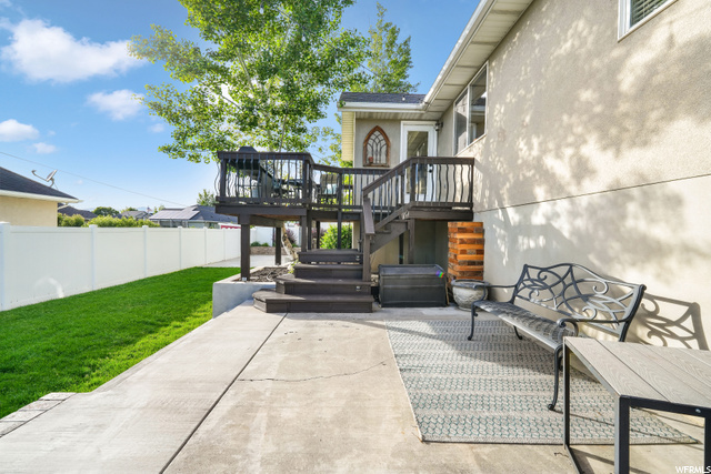 Patio and deck