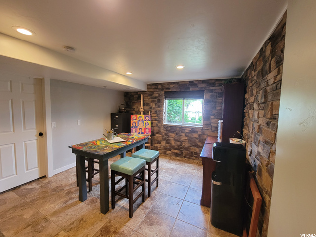Basement family room