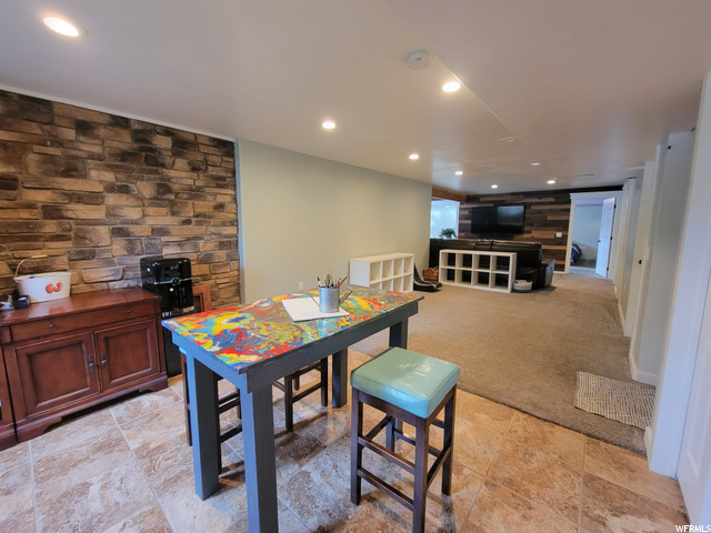 Basement family room