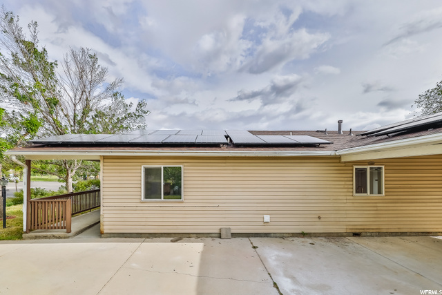 Solar panels and new roof