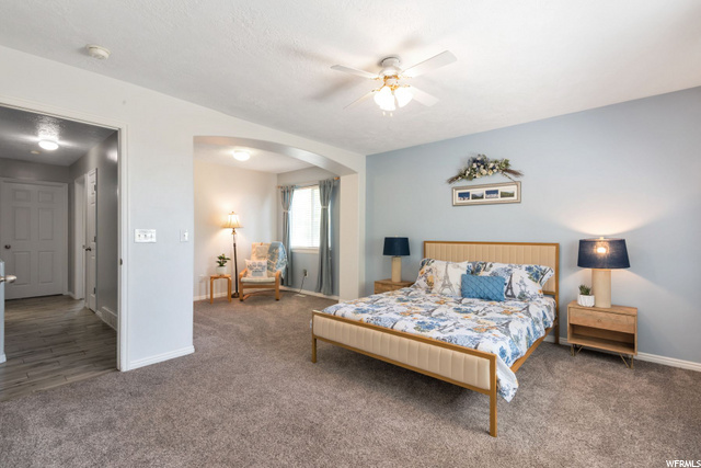 Master bedroom overall view