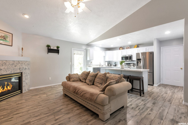 great room/kitchen