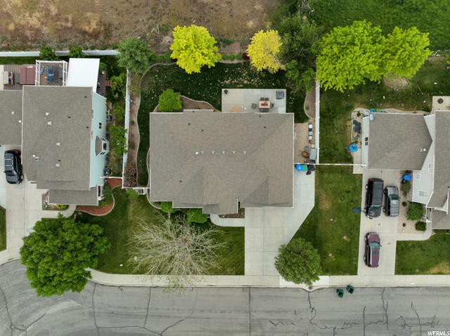 overhead lot view