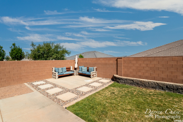 Backyard Seating area