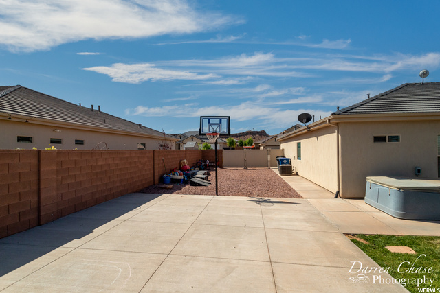 RV Parking & basketball hoop