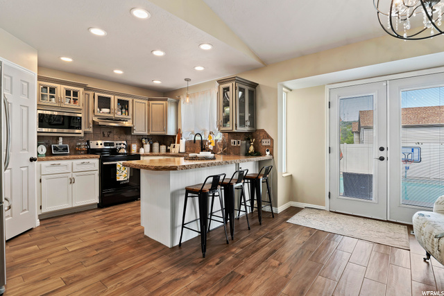 Kitchen with Corner Pantry
