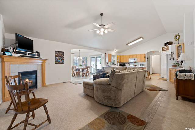 Open Floor Plan Family Room