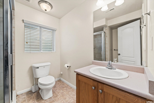 3/4 Bath in Basement