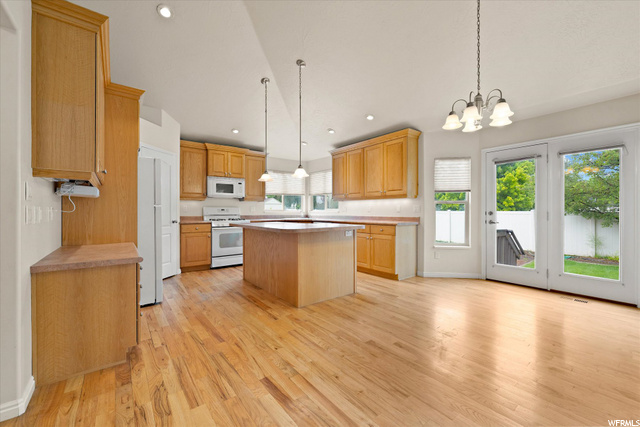 Kitchen and Door to Backyard
