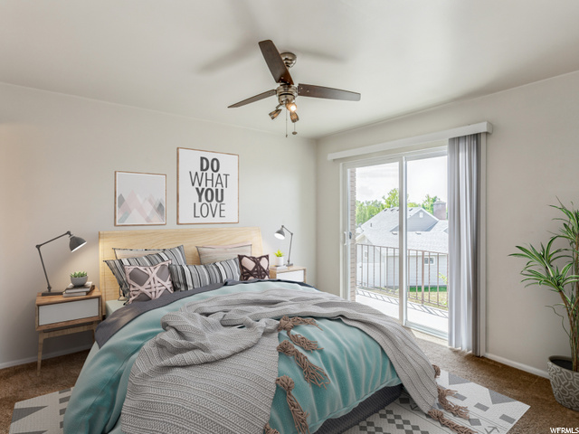 Virtually Staged Primary Bedroom