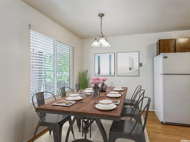 Virtually Staged Dining Room