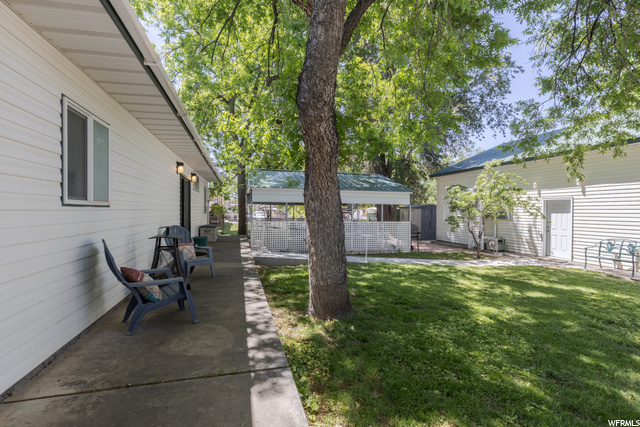 Sitting Area in Backyard