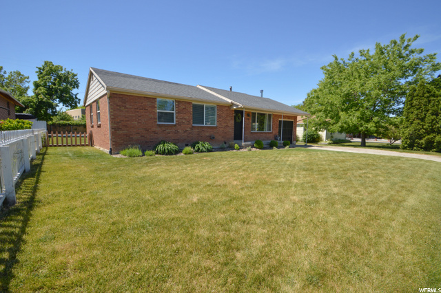 EAST SIDE OF FRONT YARD