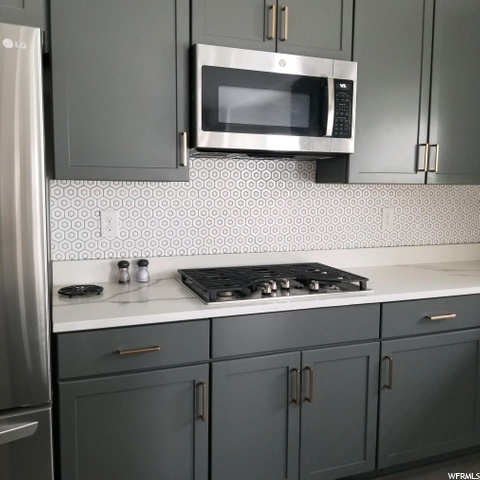 Gas counter top range