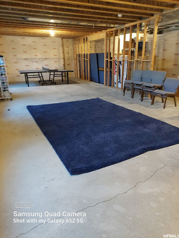 9 ft ceilings in  basement