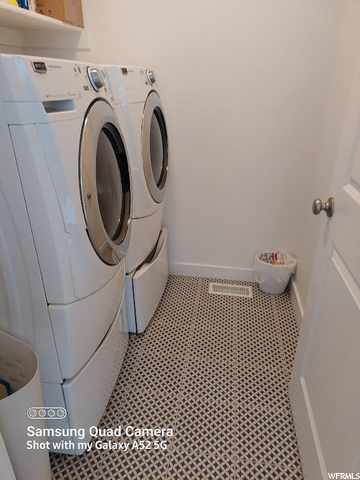Laundry rm across from half bath