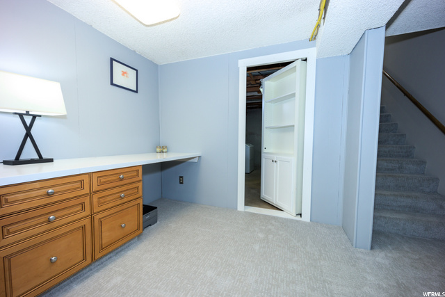 Basement office & laundry entrance
