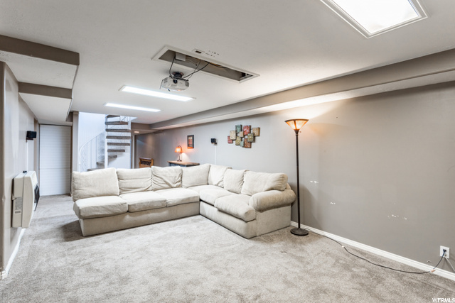 Basement family room