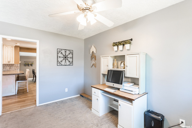 Formal dining or office area