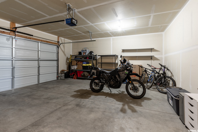Extra large Garage.