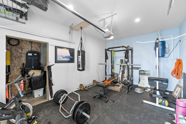 Attached garage