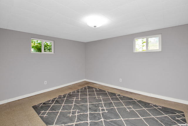 Basement bedroom