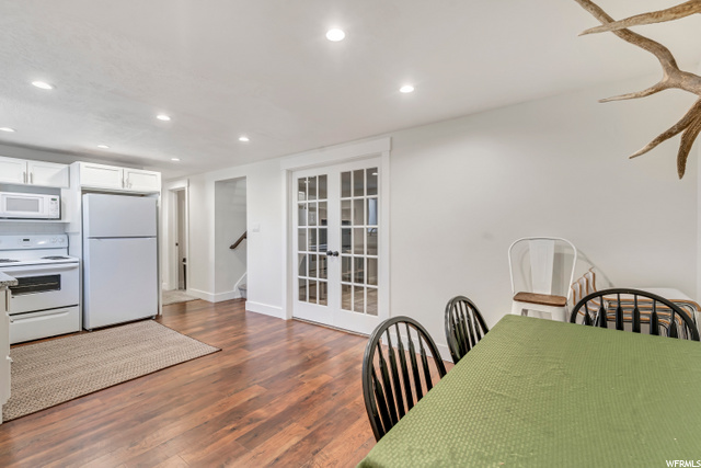 French Doors to Theater Room