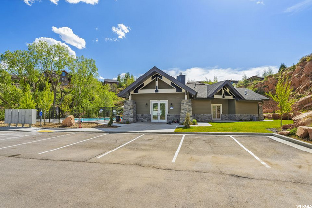 Exterior of the new clubhouse