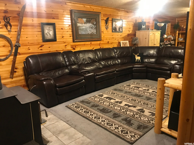 Cozy downstairs family room