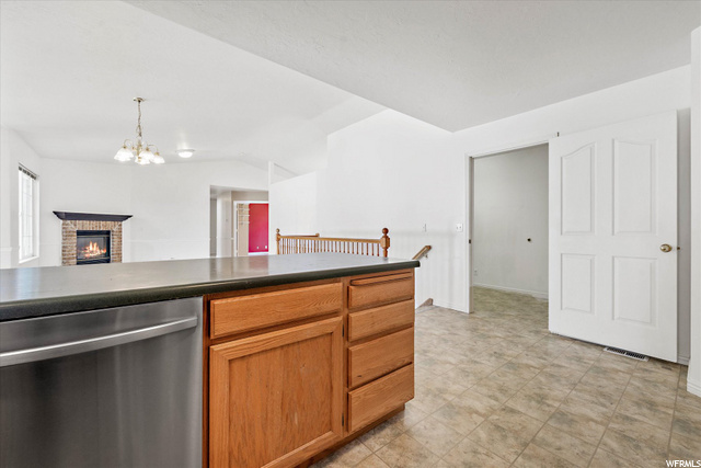 Kitchen looking toward Laundry Room