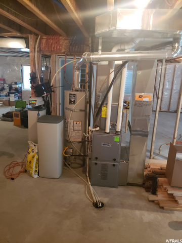Mechanical room in Basement