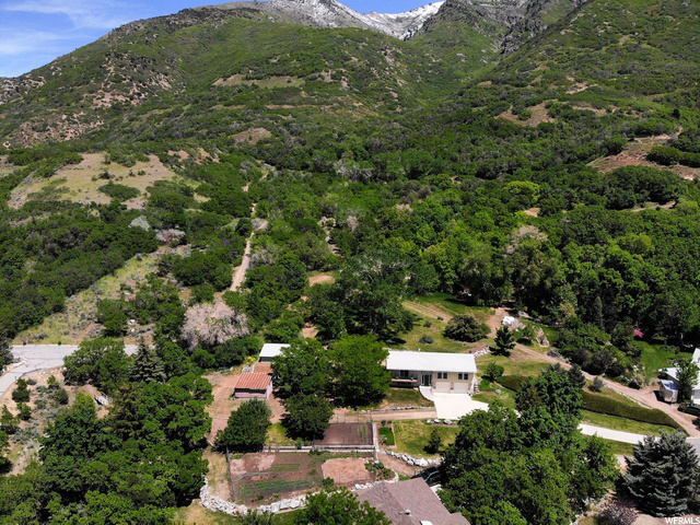 Overhead east view