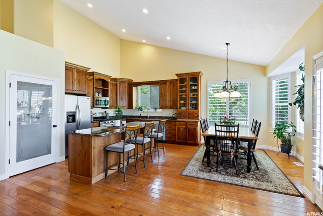 Kitchen and semi formal dining