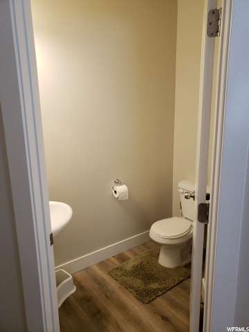 half bath on main floor