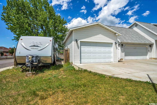 Detached 2 Car Garage and RV Pad