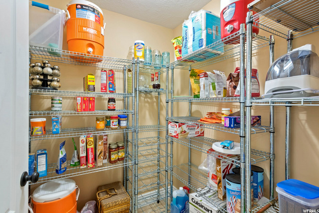 Basement walk-in pantry