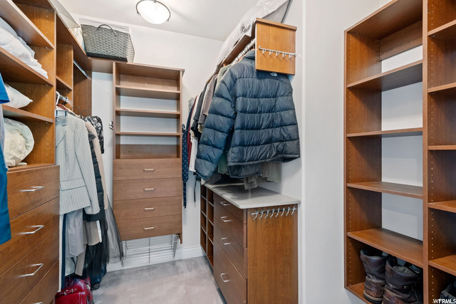 Master walk-in closet