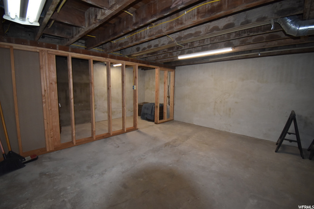 Unfinished Basement Space